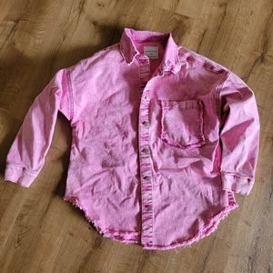 Celebrity Pink Denim Jacket
